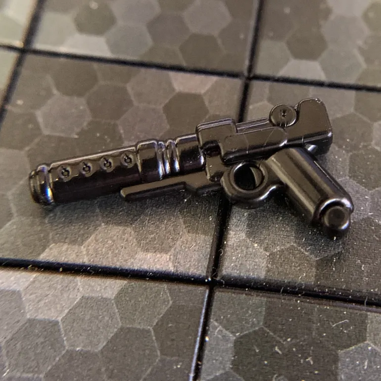 The Brick Show Shop A295 Blaster Rifle for LEGO Minifigures, BrickArms
