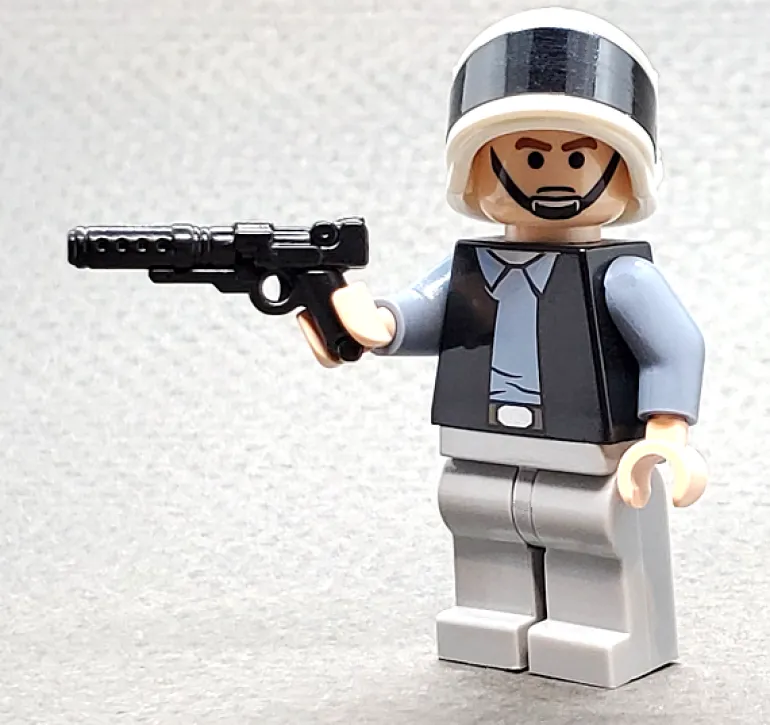 The Brick Show Shop A295 Blaster Rifle for LEGO Minifigures, BrickArms