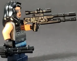 The Brick Show Shop A360 Sniper Blaster for LEGO Minifigures, BrickArms