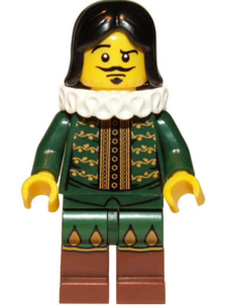 The Brick Show Shop Actor / Shakespeare (No Accessories) - LEGO Series 8 Collectible Minif