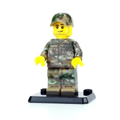 The Brick Show Shop Air Force Airmen OCP Duty Uniform Minifig made using LEGO bricks