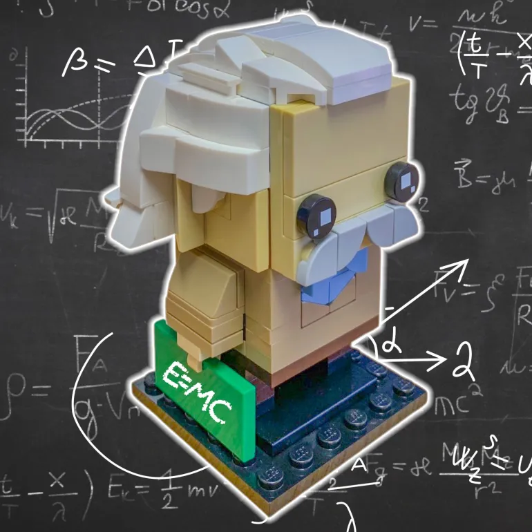 The Brick Show Shop Albert Einstein - B3 Customs® Building Set