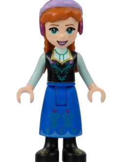 The Brick Show Shop Anna (Frozen, Blue Skirt) - LEGO Disney Princess Minifigure (2021)