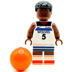The Brick Show Shop Ant Edwards #5 Basketball Player Minifig made using LEGO parts - B3 Cu