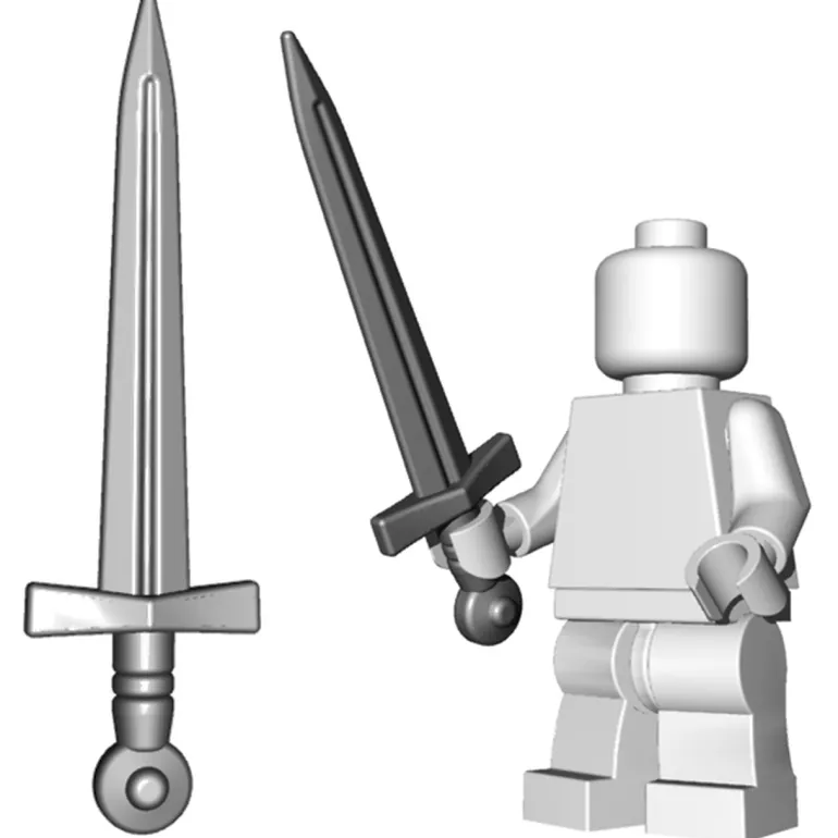 The Brick Show Shop Arming Sword for LEGO Minifigures