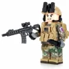 The Brick Show Shop Army OCP Infantry 10th Mountain Military Minifig made using LEGO parts