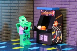 The Brick Show Shop Astrobricks Arcade Machine made using LEGO parts - B3 Customs