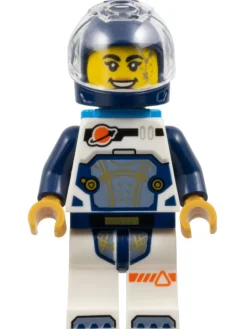 The Brick Show Shop Astronaut (Female, White and Dark Blue Spacesuit) - LEGO City Minifigu
