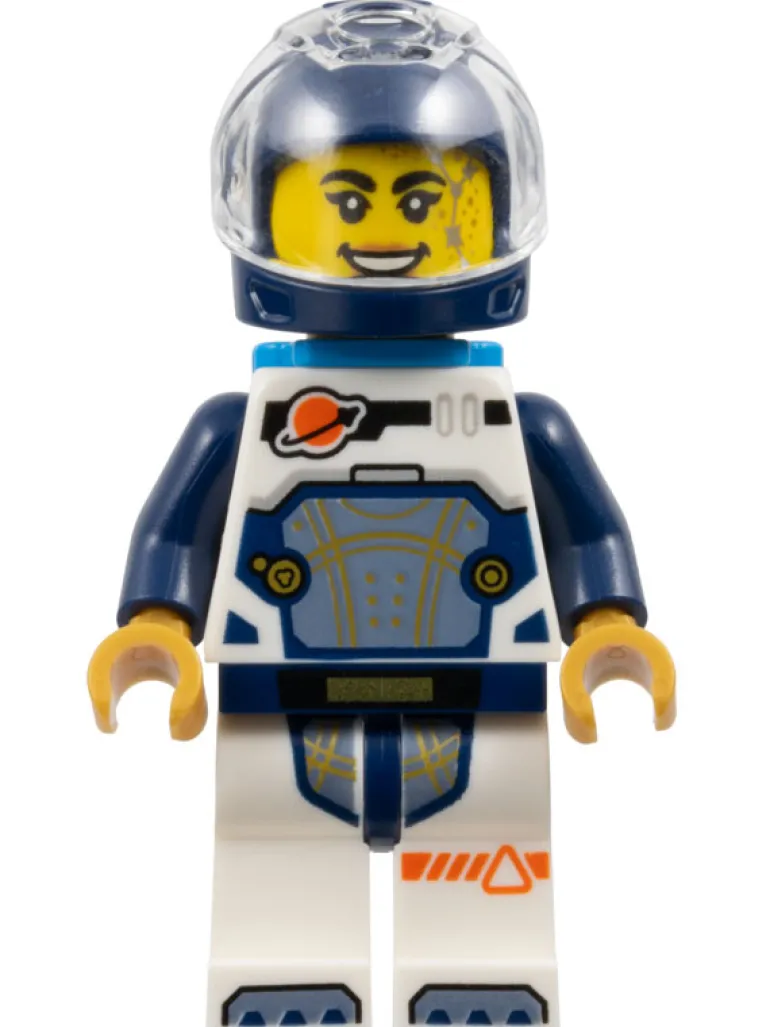 The Brick Show Shop Astronaut (Female, White and Dark Blue Spacesuit) - LEGO City Minifigu