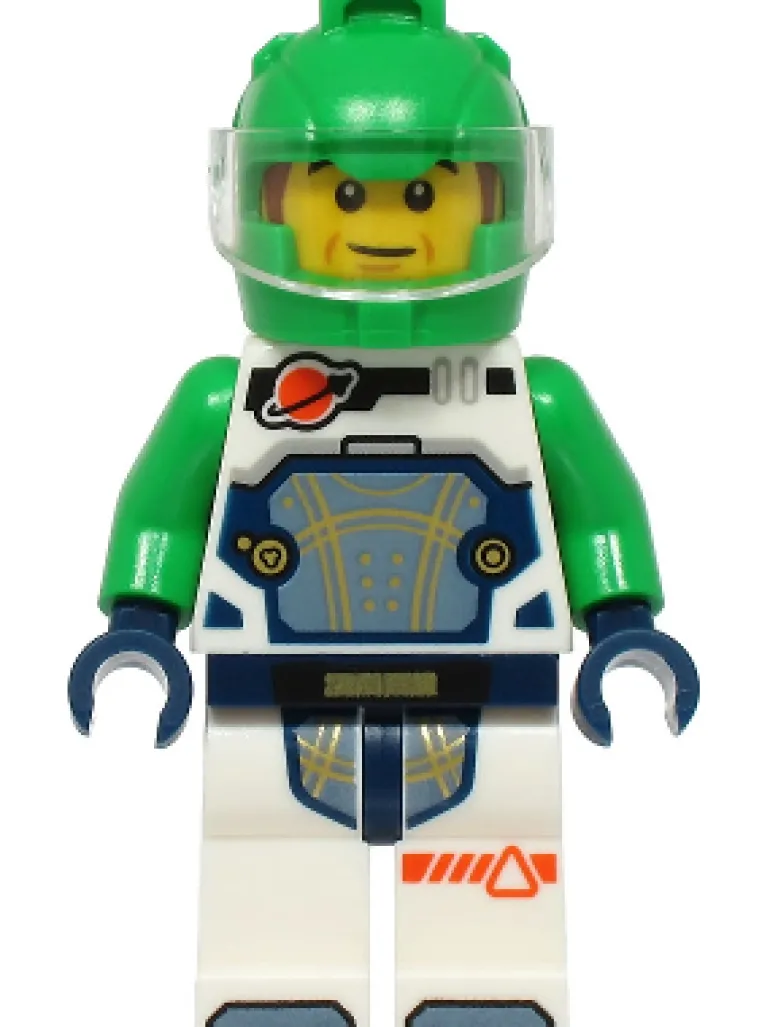 The Brick Show Shop Astronaut (Male, Green Suit, Space Lab) - LEGO City Minifigure (2024)