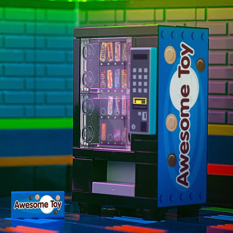 The Brick Show Shop Awesome Toy B3 Customs® Vending Machine Building Set