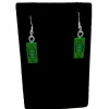 The Brick Show Shop B3 Customs® $100 Bill Earrings made from LEGO Bricks