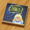 The Brick Show Shop B3 Customs® Alice in Wonderland Book (2x2 Tile)