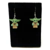 The Brick Show Shop B3 Customs® Baby Yoda (Grogu) Earrings made from LEGO Bricks