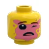 The Brick Show Shop B3 Customs® Boy Popped Bubble Gum on Face Minifig Head