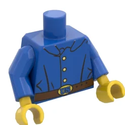 The Brick Show Shop B3 Customs® Civil War Union Soldier Printed Torso made using LEGO parts