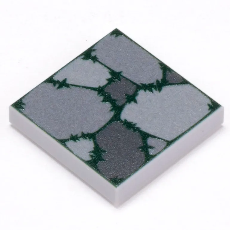 The Brick Show Shop B3 Customs® Cobblestone Tile Part Pack (20 Tiles) - made with LEGO bricks