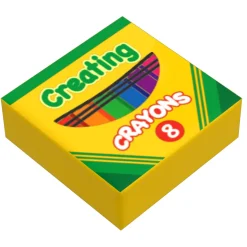 The Brick Show Shop B3 Customs® Creating Crayons Small Box (1x1 Tile)