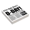 The Brick Show Shop B3 Customs® D-Day WW2 Newspaper (2x2 Tile)