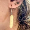 The Brick Show Shop B3 Customs® French Bread Earrings made from LEGO Bricks