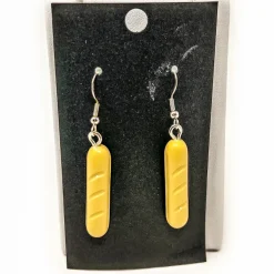 The Brick Show Shop B3 Customs® French Bread Earrings made from LEGO Bricks