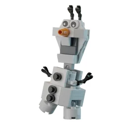 The Brick Show Shop B3 Customs Funny Snowman Building Set made using LEGO bricks