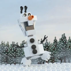 The Brick Show Shop B3 Customs Funny Snowman Building Set made using LEGO bricks