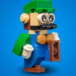 The Brick Show Shop B3 Customs® Green Plumber Building Figure