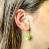 The Brick Show Shop B3 Customs® Hatching Turtle Earrings made from LEGO Bricks