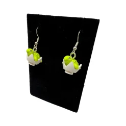 The Brick Show Shop B3 Customs® Hatching Turtle Earrings made from LEGO Bricks