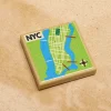 The Brick Show Shop B3 Customs® New York City Map (2x2 Tile)
