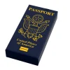 The Brick Show Shop B3 Customs® Passport (1x2 Tile) using LEGO bricks