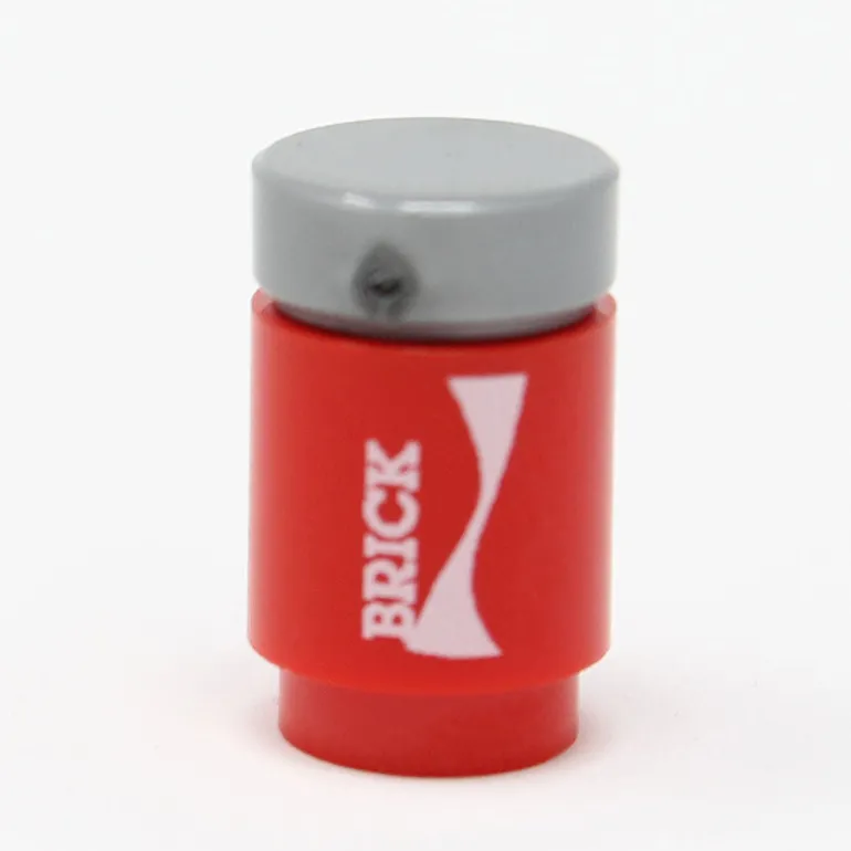 The Brick Show Shop B3 Customs® Printed Bricks Soda Can made using real LEGO