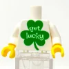 The Brick Show Shop B3 Customs® Printed Get Lucky St. Patrick's Day Minifig Torso