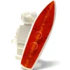The Brick Show Shop B3 Customs® Printed Hibiscus Surfboard made from LEGO® bricks