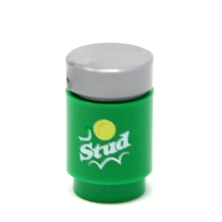 The Brick Show Shop B3 Customs® Printed Stud Soda Can made using real LEGO