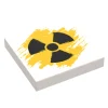 The Brick Show Shop B3 Customs® Radioactive Sign on real LEGO tile