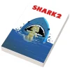 The Brick Show Shop B3 Customs® Shark Movie Cover (2x2 Tile) using LEGO bricks