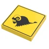 The Brick Show Shop B3 Customs® Tauntaun Xing Sign using LEGO bricks