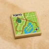 The Brick Show Shop B3 Customs® Tokyo, Japan Map (2x2 Tile)