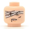 The Brick Show Shop Bandaged Head - Custom LEGO Military Part