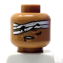 The Brick Show Shop Bandaged Head - Custom LEGO Military Part