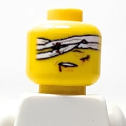 The Brick Show Shop Bandaged Head - Custom LEGO Military Part