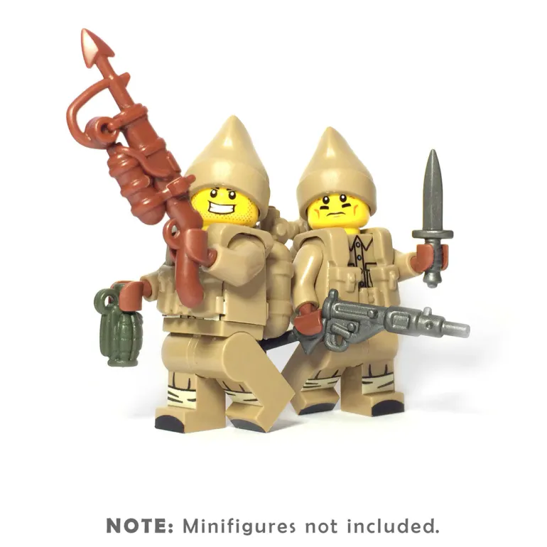 The Brick Show Shop Bandito Brick Warriors Minifigure Pack - LEGO Compatible