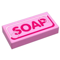 The Brick Show Shop Bar of Soap - B3 Customs® Printed 1x2 Tile