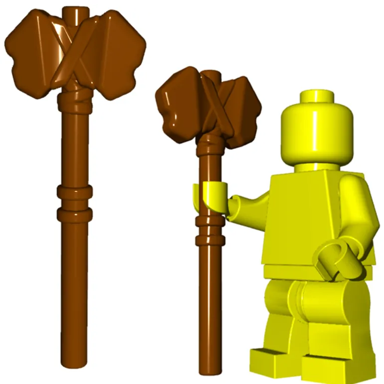 The Brick Show Shop Barbarian War Hammer - Brick Warriors for LEGO minifigs