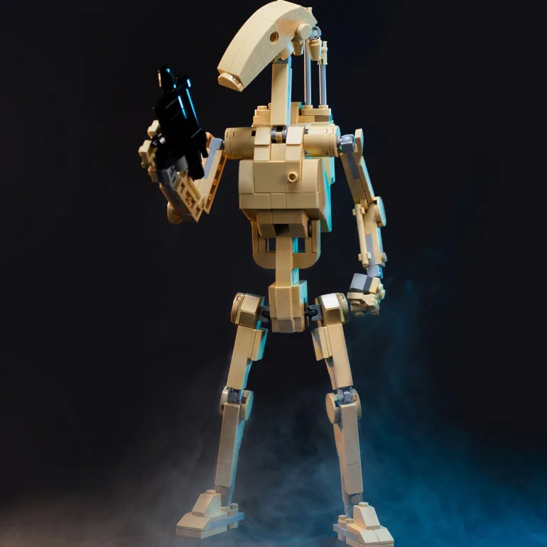 The Brick Show Shop Battle Droid - Custom 9” Figure LEGO MOC by B3 Customs