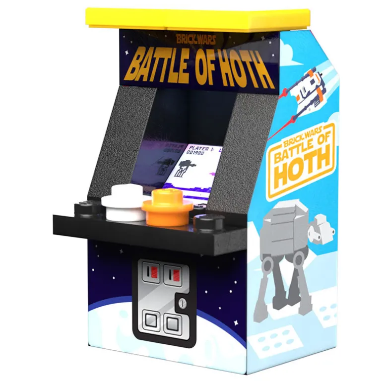 The Brick Show Shop Battle of Hoth SW Arcade Machine made using LEGO parts - B3 Customs