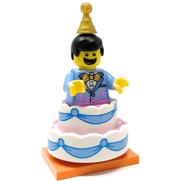 The Brick Show Shop Birthday Cake Guy - LEGO Series 18 Collectible Minifigure