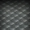 The Brick Show Shop Black Shades HEX Flooring - Custom Printed 2x2 Tile